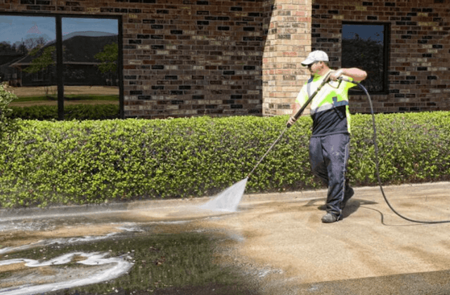 commercial concrete cleaning in fayetteville