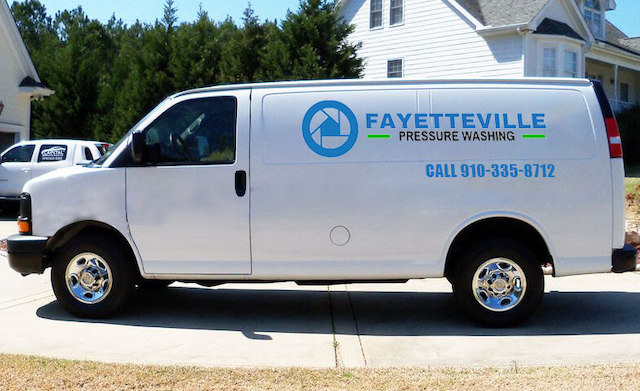 fayetteville pressure washing van